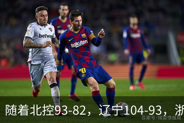 随着北控93-82,辽宁104-93,浙江88-80青岛,CBA最新积分榜出炉